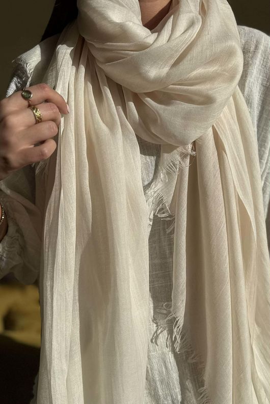  Classic Portobello Scarf Vanilla 